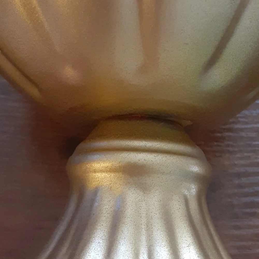 Gold Color Metal Flower Pot